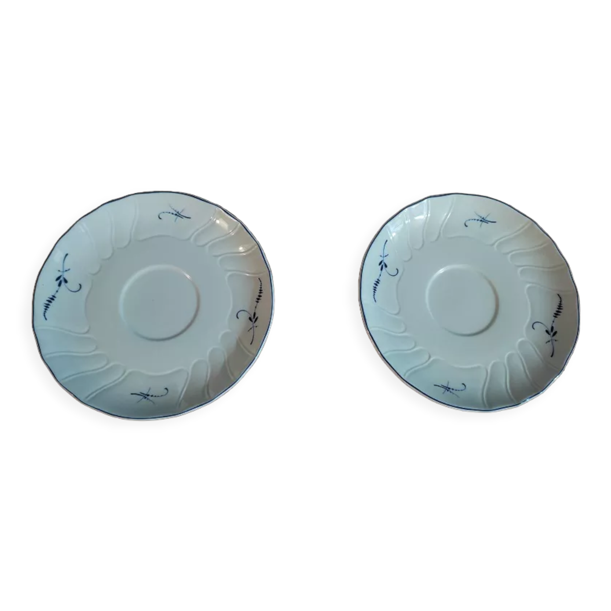 Porcelain Flat Saucers Villeroy Boch Old Luxembourg dp 122280