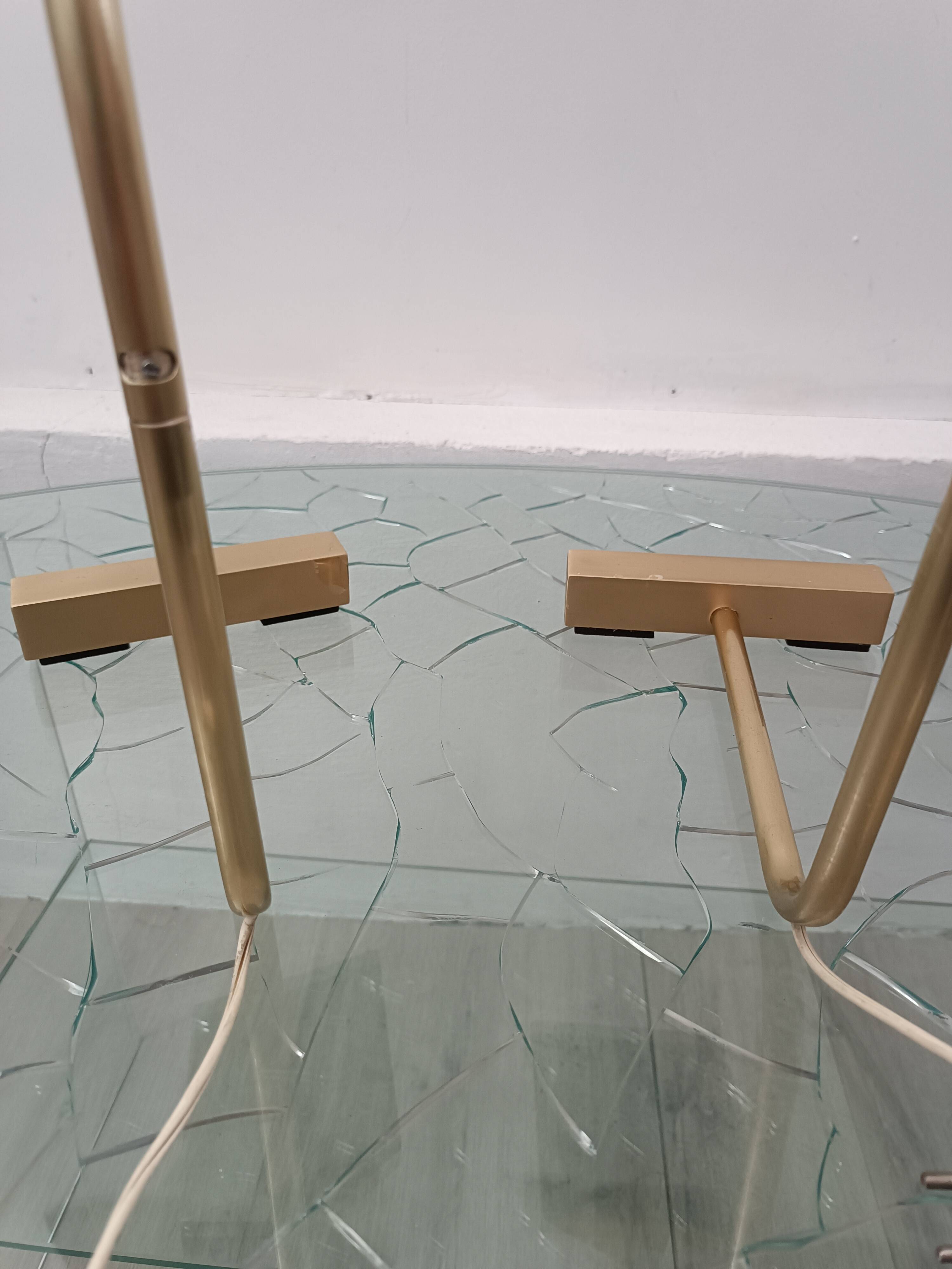 Articulated brass lamps France 1960s