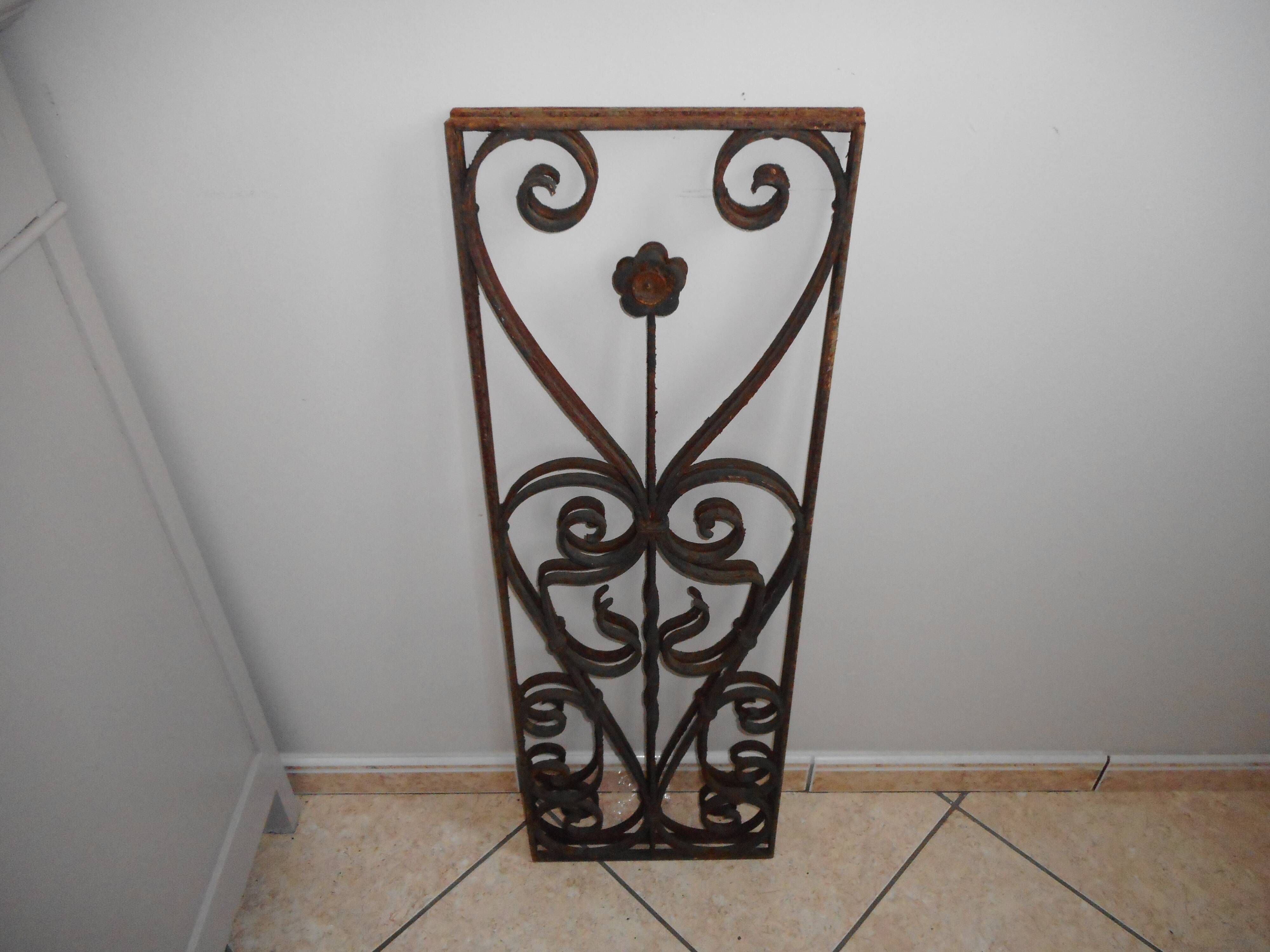 Pair of antique door grilles