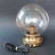 Vintage Limberg table lamp in bubbled glass and brass base