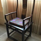Chinese style desk with optional chair footrest