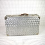 Metal case and leather handle