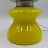 Vintage yellow opaline glass made in italy,60s