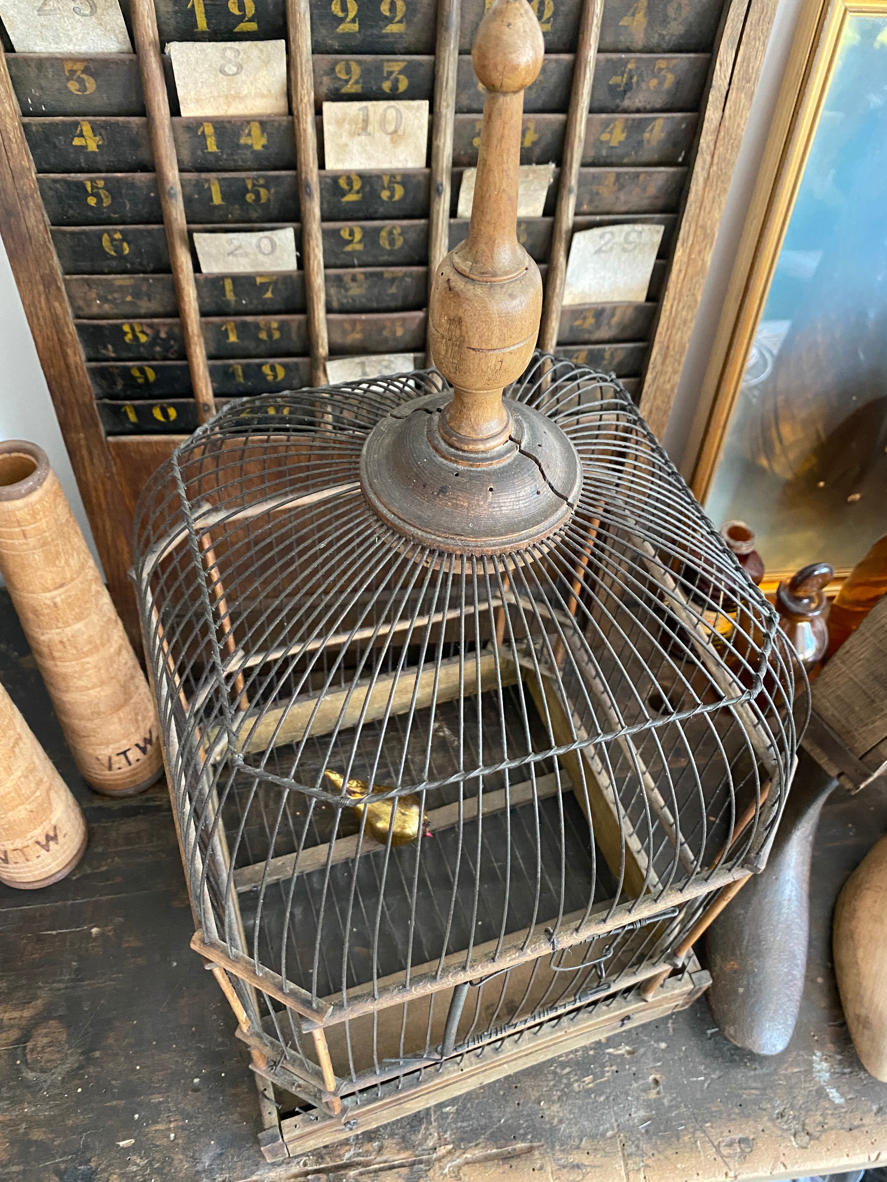 Old bird cage