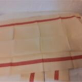 3 old tea towels canvas blue mestizo large size l2