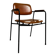 Eugen Schmidt armchair, Coraline cognac model for Airborn 1960.