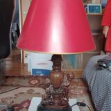 Table lamp on a piece of furniture cherub in very good condition