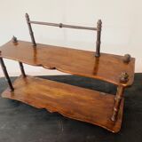 Small old shelf in wood and bamboo, 1900