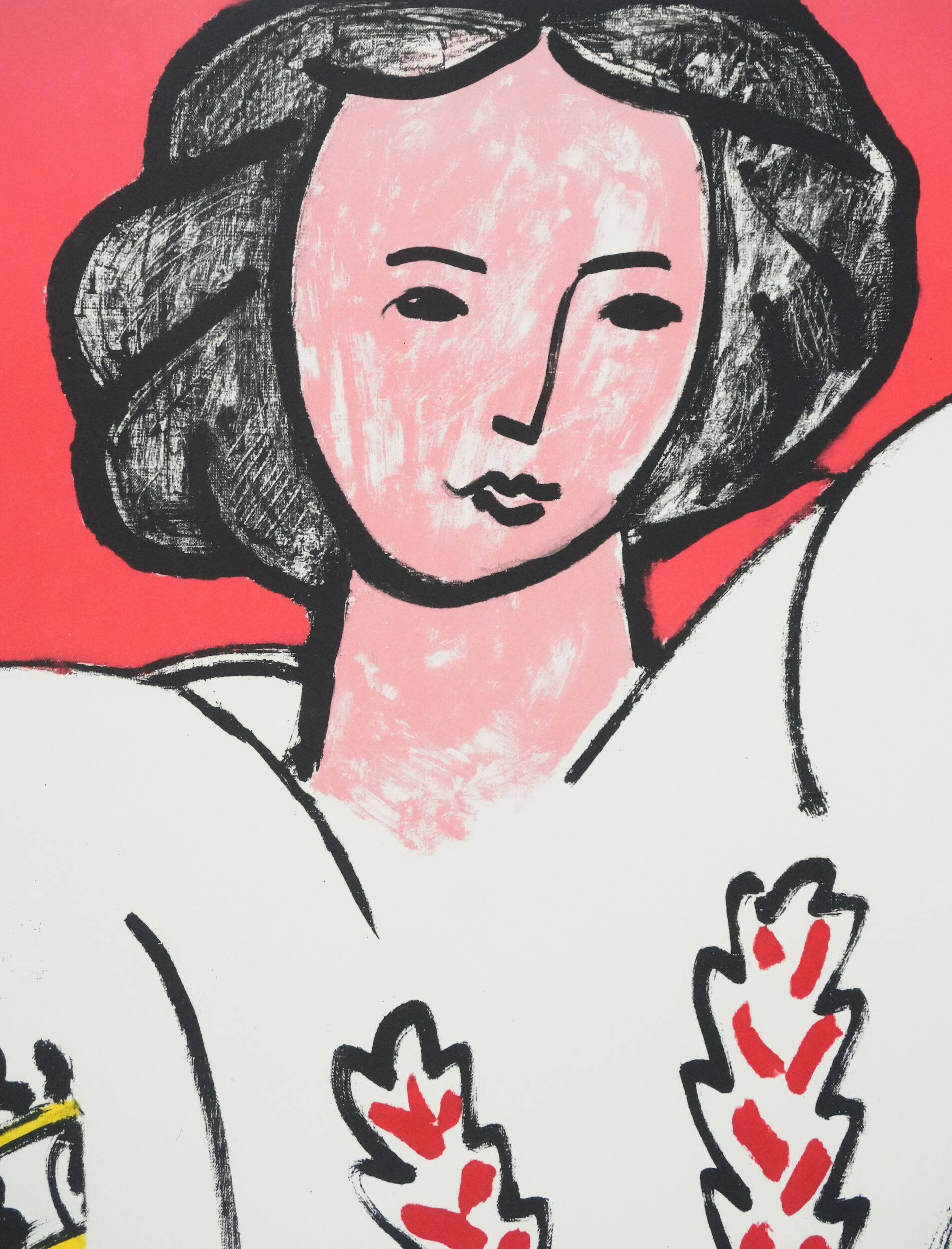 Henri matisse: the romanian blouse, signed lithograph