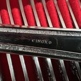 Household box 49 pcs in stainless steel with old E stainless steel D hallmarks