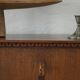 Modern Danish secretary, unique handmade oak, mid-20th century.