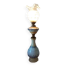 Lampe ancienne porcelaine et laiton antérieure aux années 20