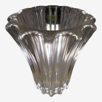Vase cristal signé Pierre d' Avesn