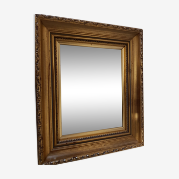 Miroir avec glace bisotée 29.5×35cm