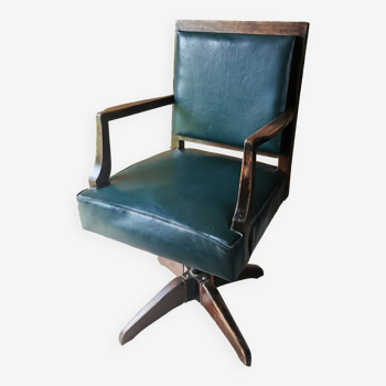 Ancien fauteuil de bureau pivotant