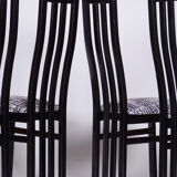 Ensemble de six chaises en hêtre du milieu du siècle fabriquées par Thon, restaurées, Tchéquie, années 1970