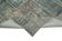 Handmade turkish overdyed 174 cm x 243 cm blue patchwork carpet