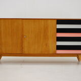 1960s Jiri Jiroutek Oak Sideboard, Czechoslovakia