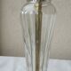 Pied de lampe en verre