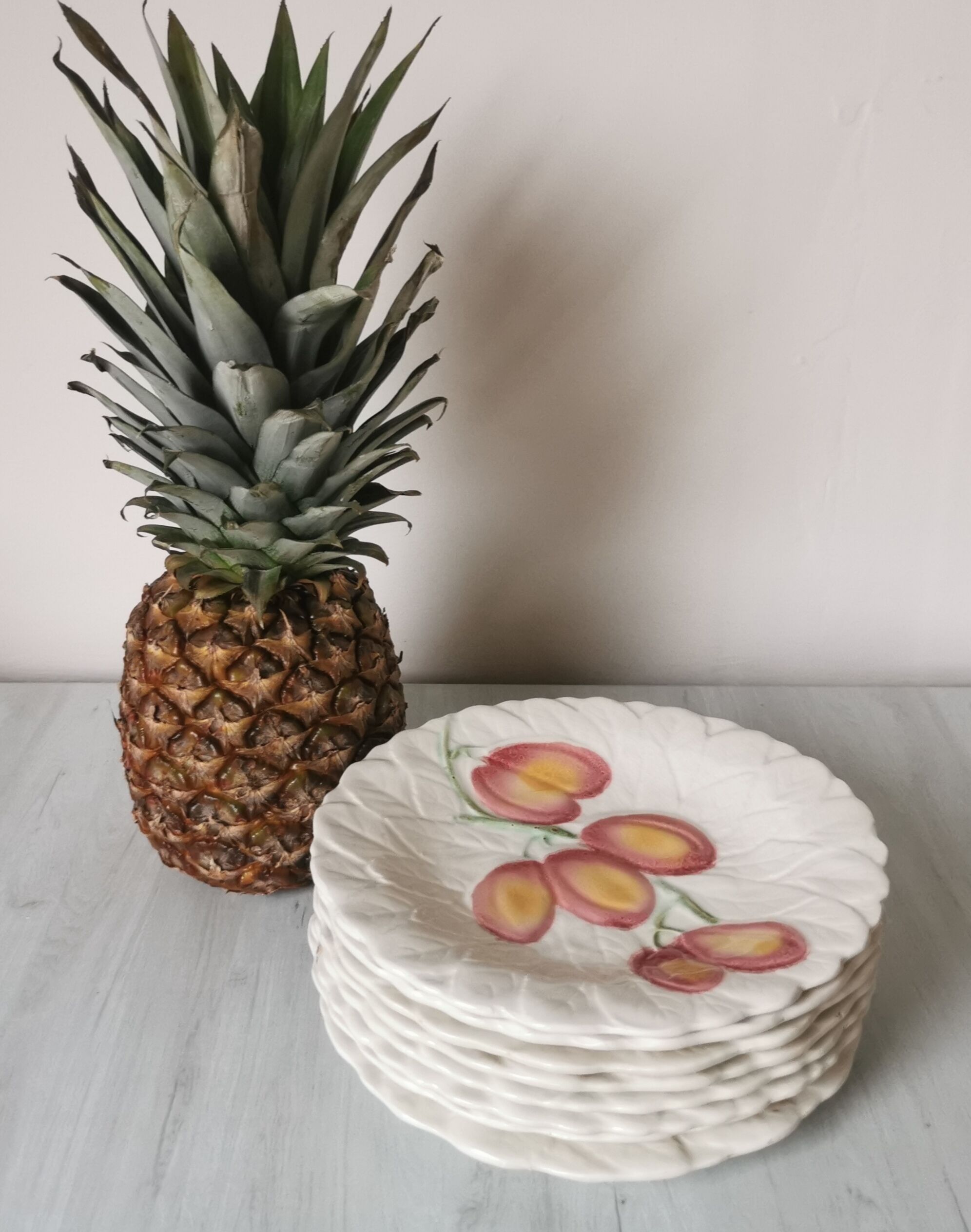 Sarreguemines Cavaillon fruit plates