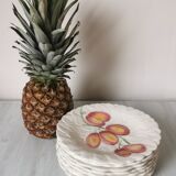 Sarreguemines Cavaillon fruit plates