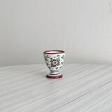 small vintage hand-painted ceramic egg cup