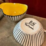Pair of Gabriel Fourmaintraux bowls