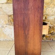 Vintage high chest of drawers in oak with 5 drawers, circa 1950s.