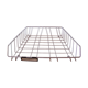 Old stainless steel mail basket from the 1970s
