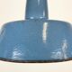 Industrial blue enamel pendant lamp, 1960s