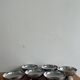 Set of 6 stainless steel bowls 1970