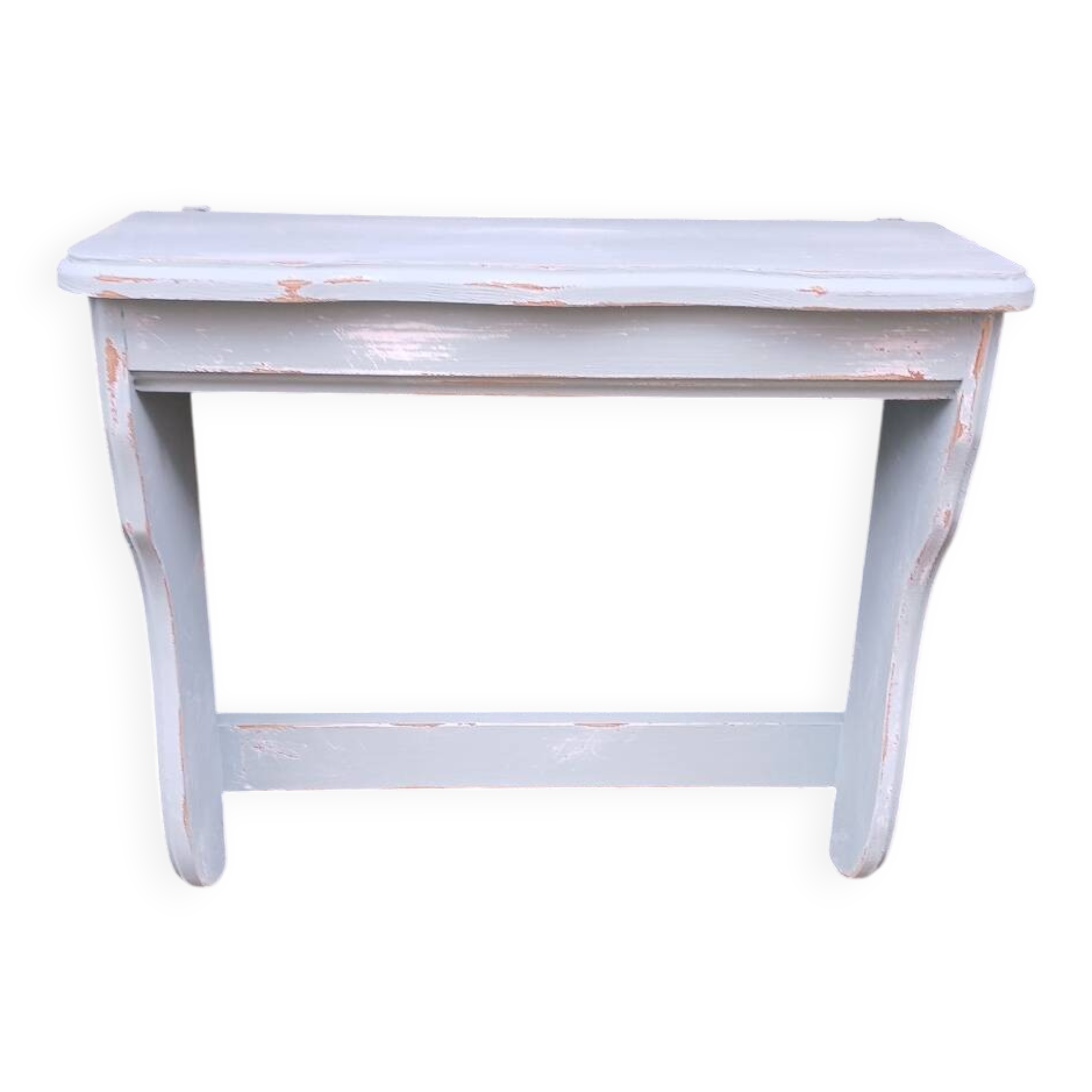 Revamped antique wall shelf