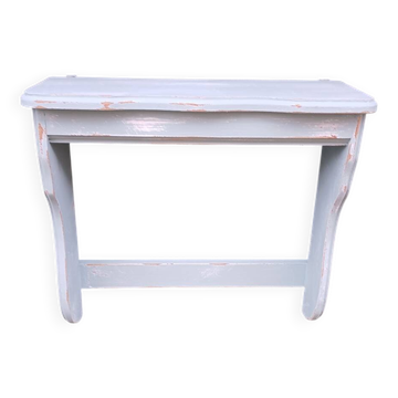 Revamped antique wall shelf