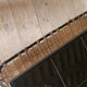 Metal and rattan coffee table