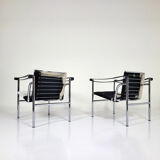 LC1 armchairs, Le Corbusier,  Cassina