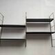 Metal wall shelf