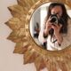 Golden sun mirror 60s- 70s