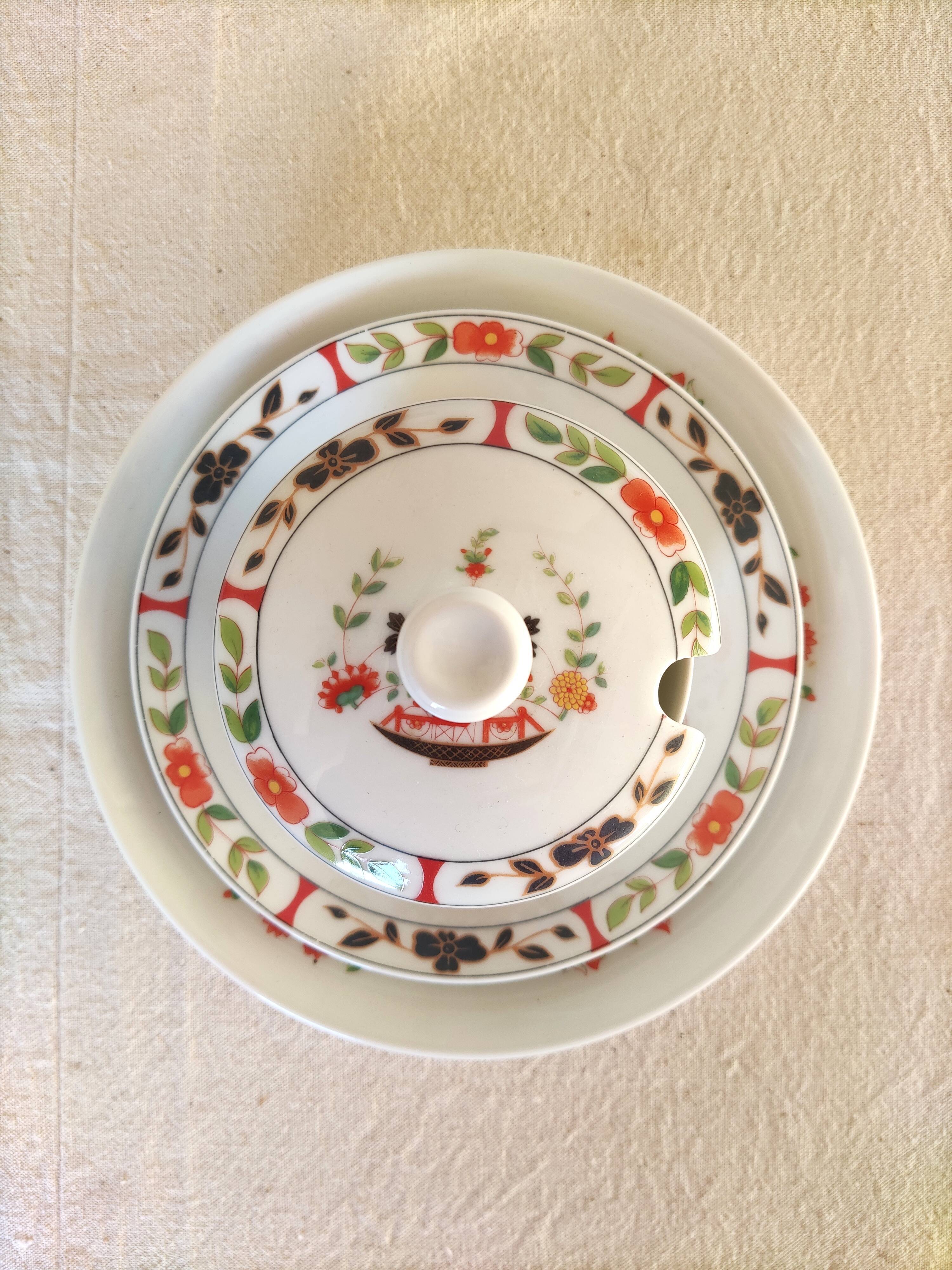 Art Deco Saucière - in Limoges-Giraud porcelain. 1930