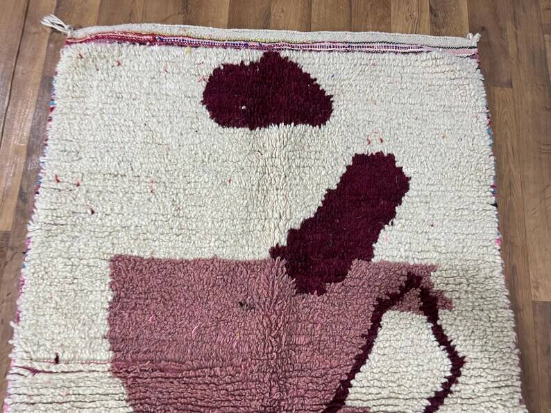 Handwoven wool Berber rug 150/250 cm