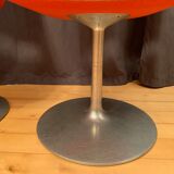 Pair of "Polaris" swivel chairs, exclusive, by Eero Aarnio, Asko Export, Finland, 1970s.