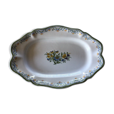 Moustiers oval dish
