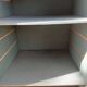 double curtain filing cabinet, vintage