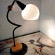 Magnificent vintage lamp with a bony design.