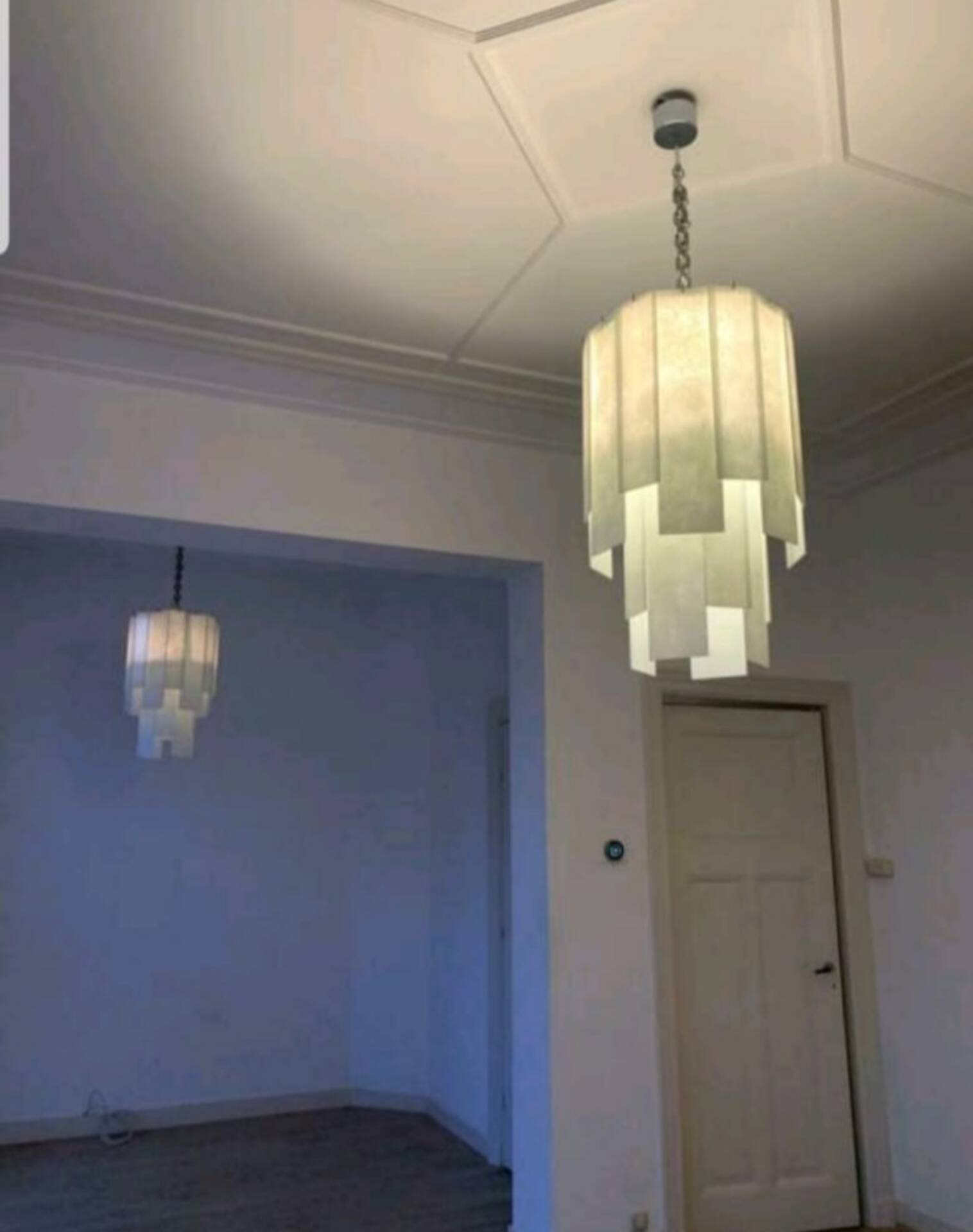 XXL Dutch design glass chandelier apr. 130 cm Chime Queens Gallery