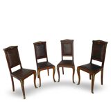 Italian art deco dining chairs 1920s