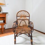 Fauteuil en rotin enfant
