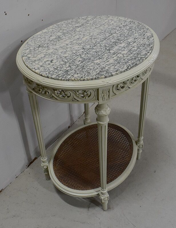 Guerin in Wood Réchampi and Cannage, Louis XVI style - 1920