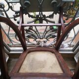 Chair by J Hoffman in curved wood from the 1900s
