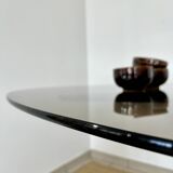 Glass dining table, 1970s