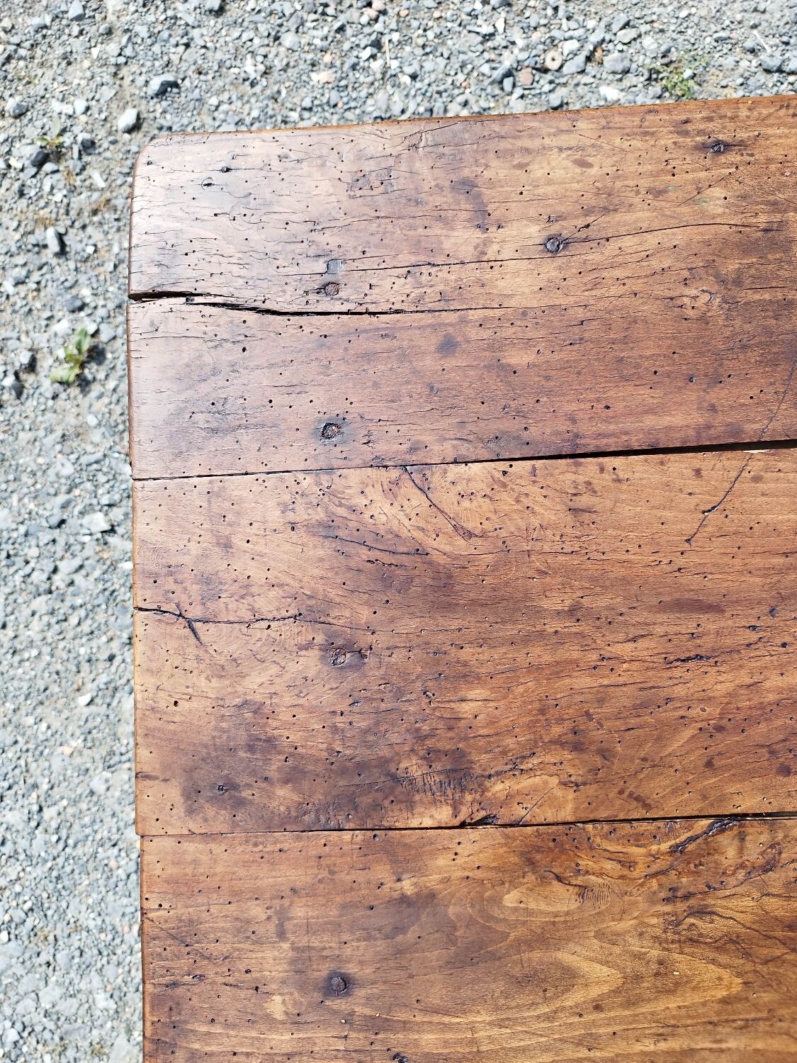 Table basse de ferme rustique